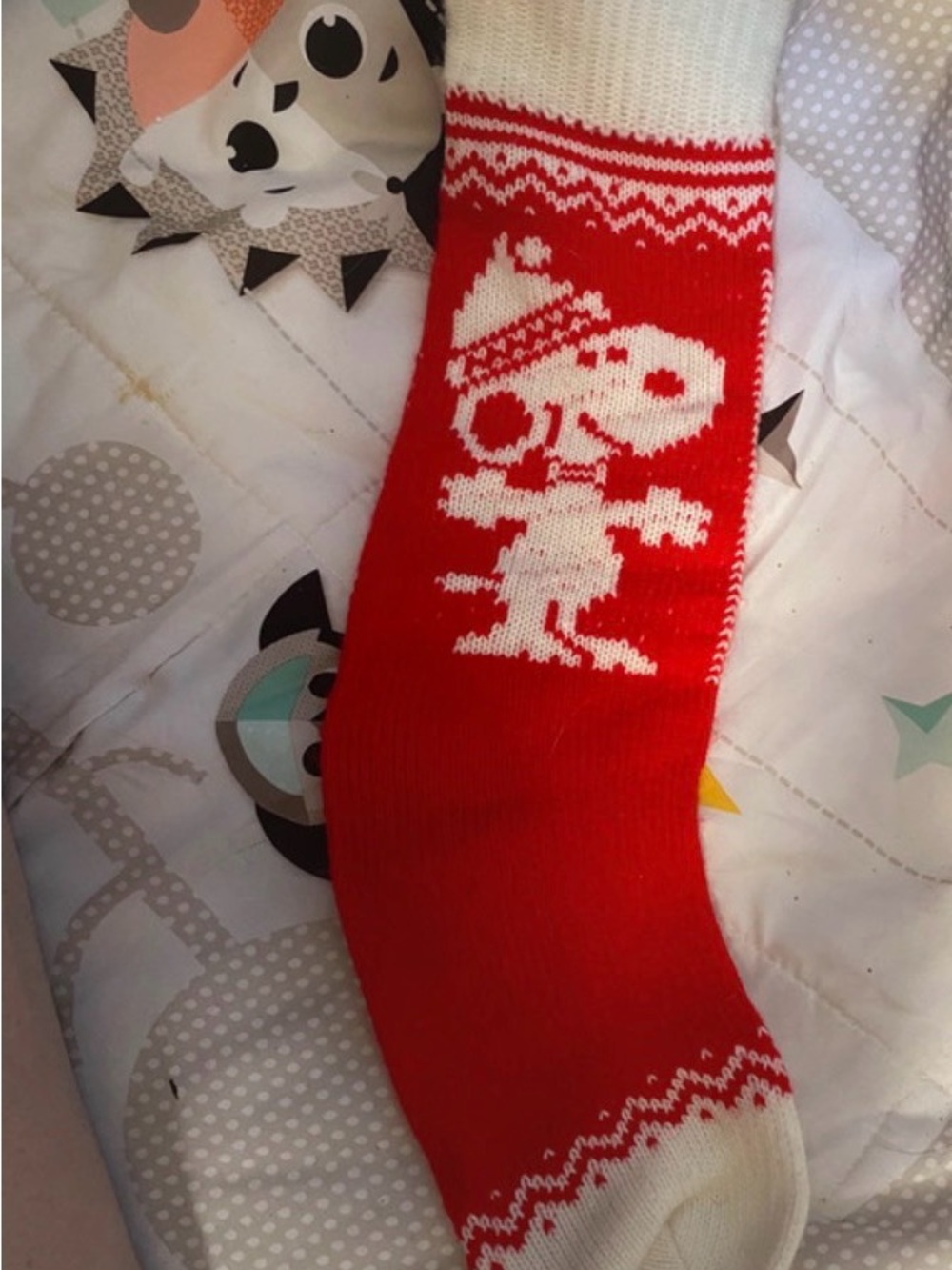 Holiday vintage 1958 Peanuts Snoopy knit
Christmas